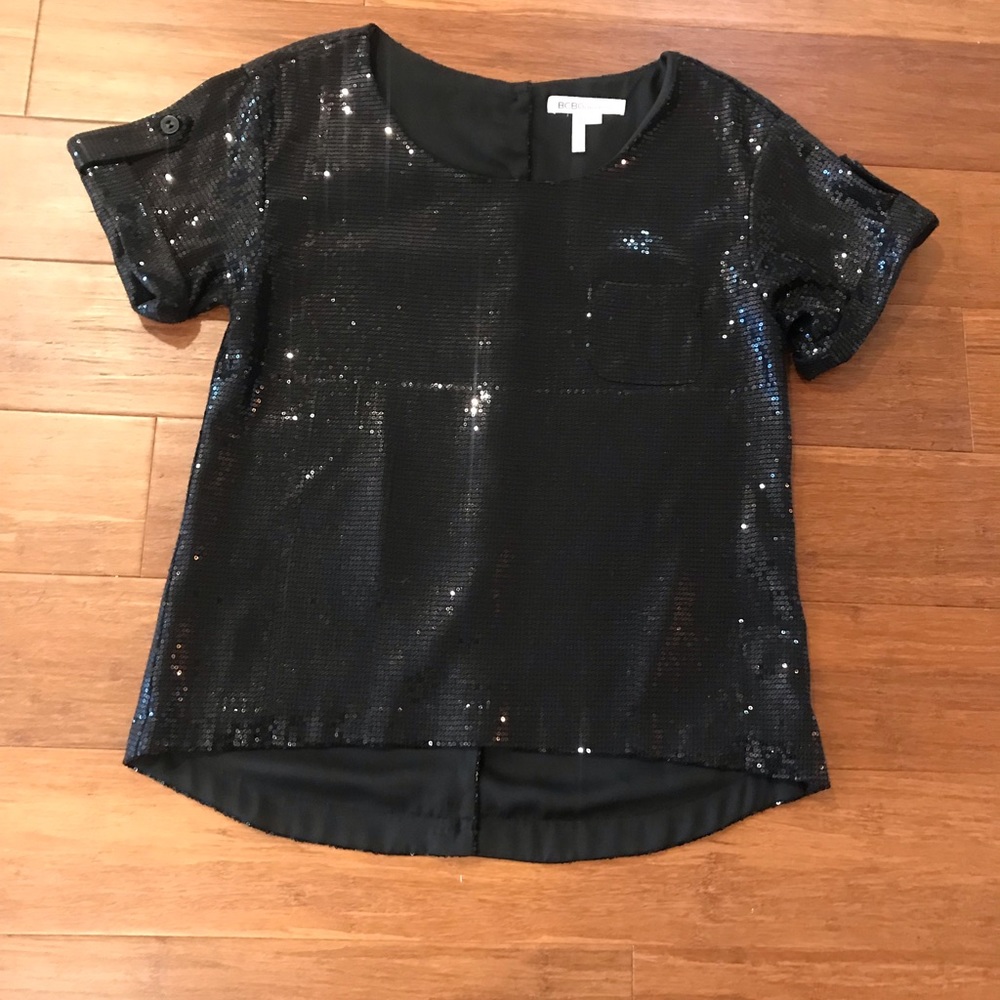 BCBG sequin top